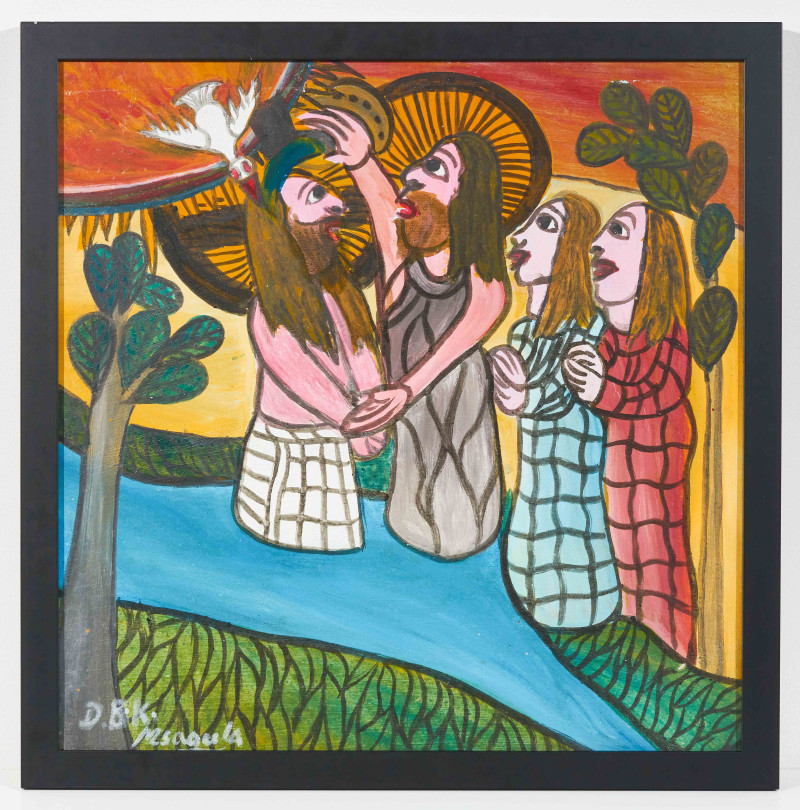 Damian B. Msagula - Untitled (Baptism of Jesus)