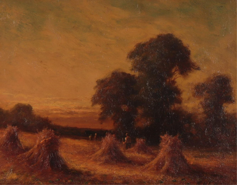 Walter Wallor Caffyn, Harvest Time, O/C