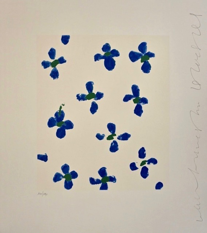 Donald Sultan - From The Wall Flower Suite
