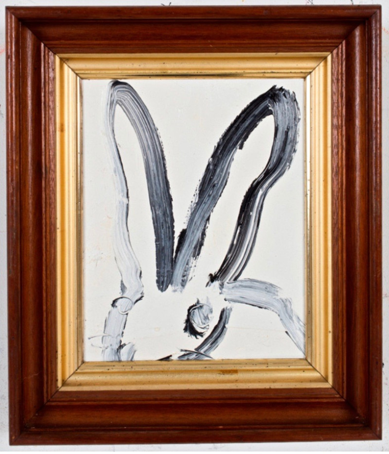 Hunt Slonem Unitled (White Rabbit)