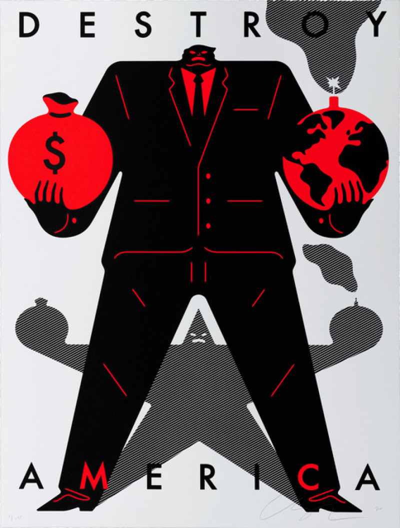 Cleon Peterson Destroy America White