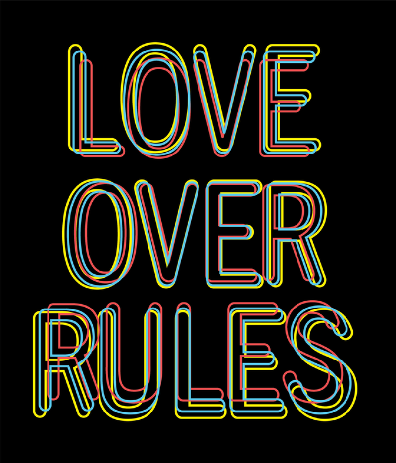 Hank Willis Thomas Love Over Rules