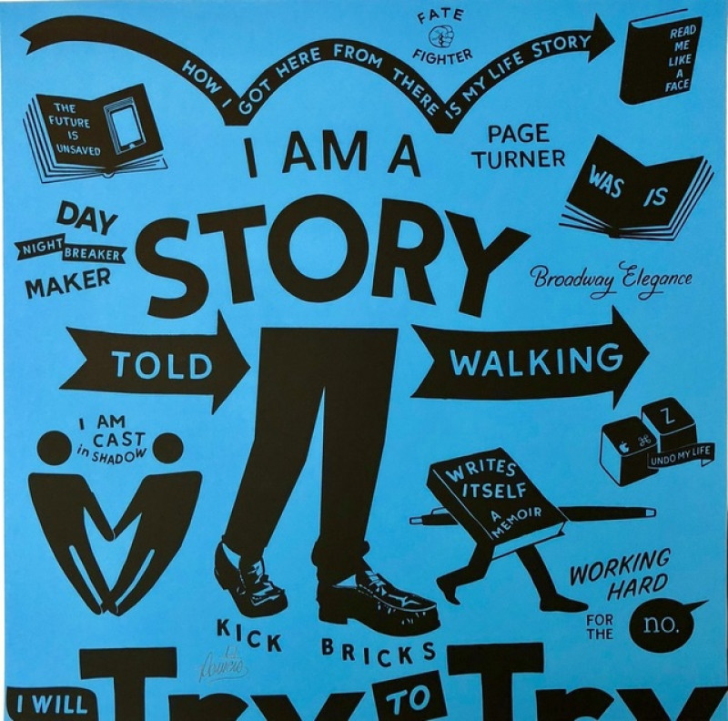 Stephen Powers Story Told Walking