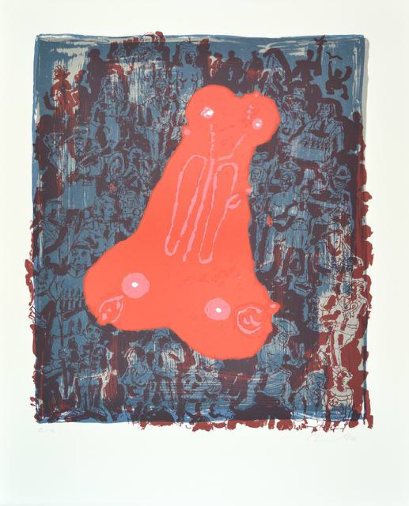 Jrg Immendorff Untitled (The Nose)