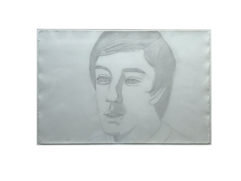 Alex Katz Vincent with Open Mouth
