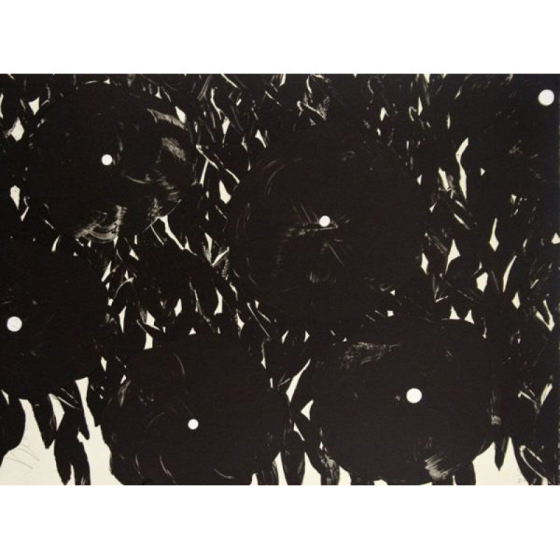 Donald Sultan Black Flowers 1