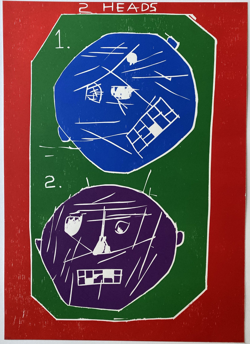 David Shrigley Two Heads