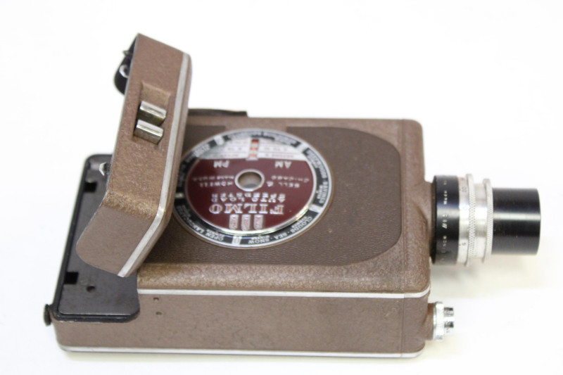 2 Movie Cameras, Projector, Screen; Filmo Bell Howell