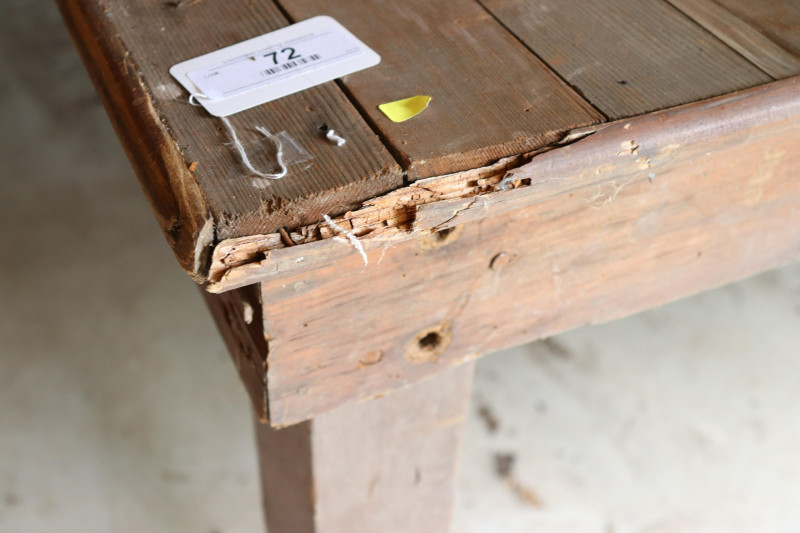Oversized Enormously Large Pine Work Table