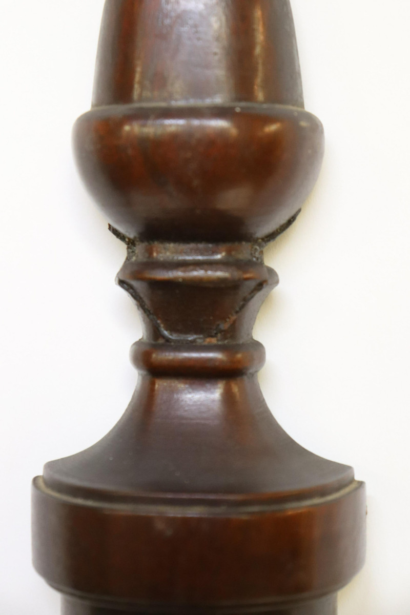 Unusual Mahogany Letter Rack/Planter