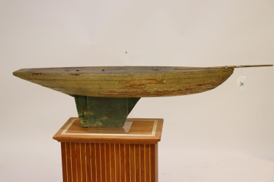 Large Vintage Handmade Ships Hull
