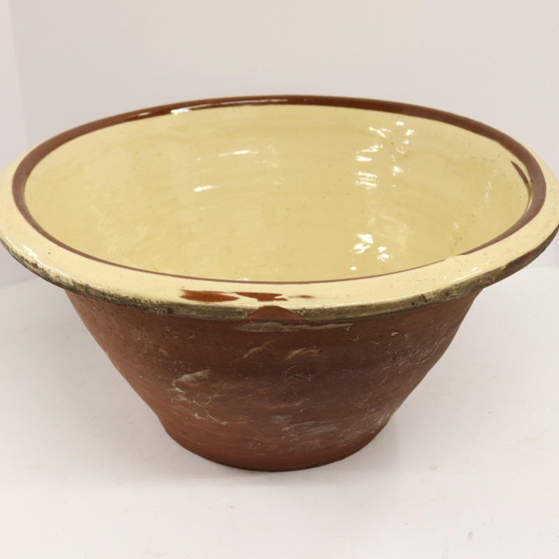 Large Redware Mixing Bowl