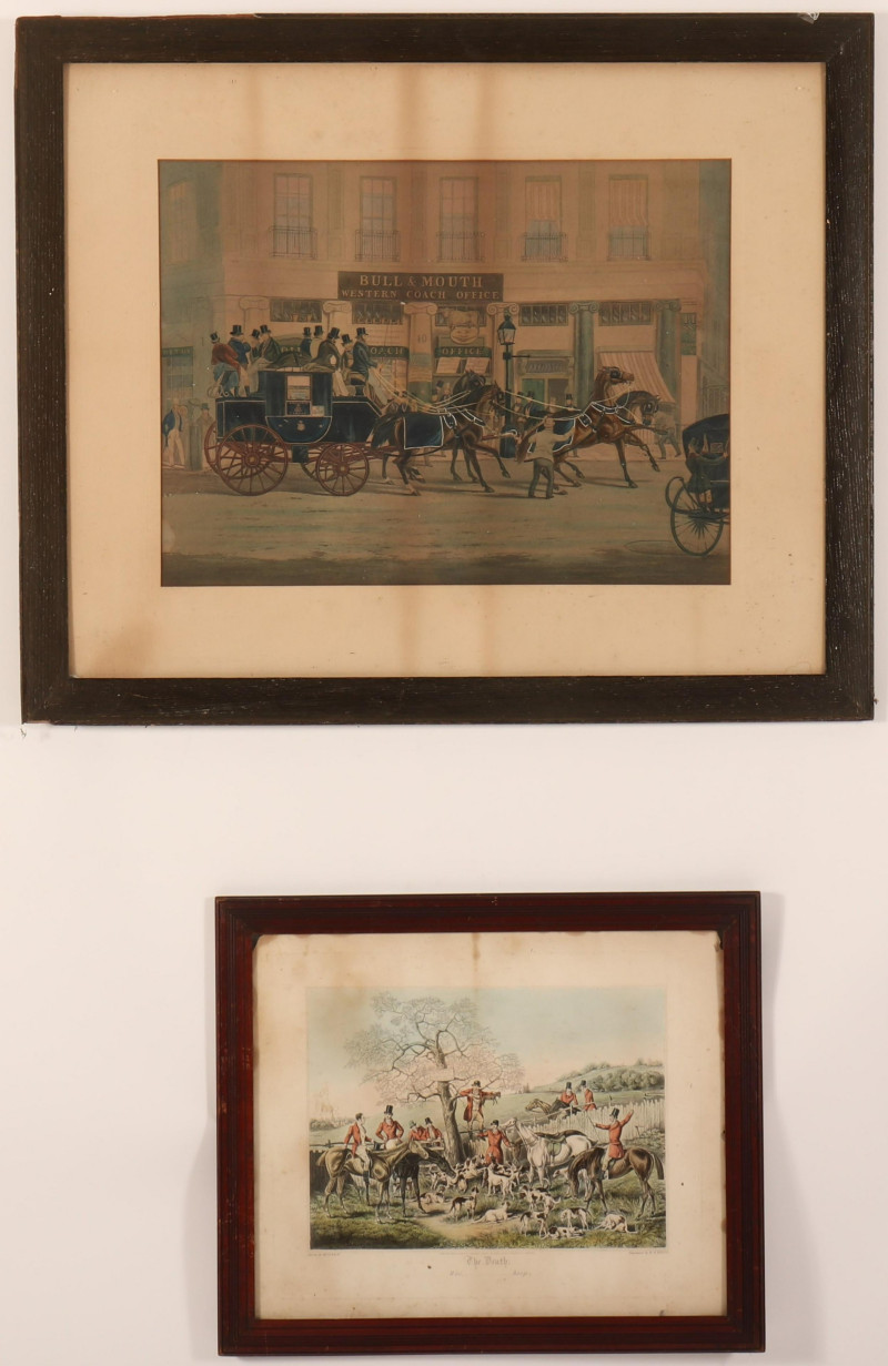 Coaching &amp; Hunting Prints, Bull &amp; Mouth &amp; Death