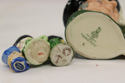 12 Porcelain Boxes &amp; 6 Toby Jugs