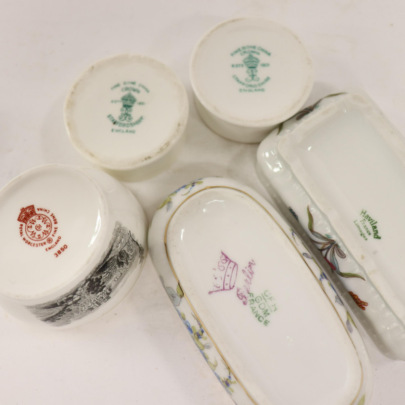 12 Porcelain Boxes &amp; 6 Toby Jugs