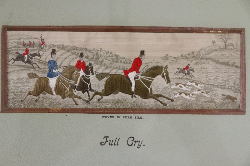3 Stevenographs of Fox Hunting