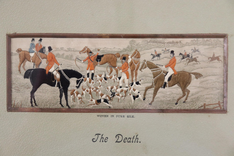 3 Stevenographs of Fox Hunting
