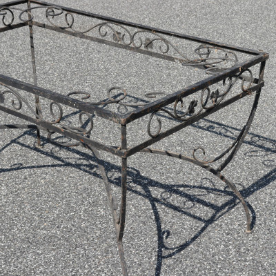 7 Piece Wrought Iron Patio Dining Set