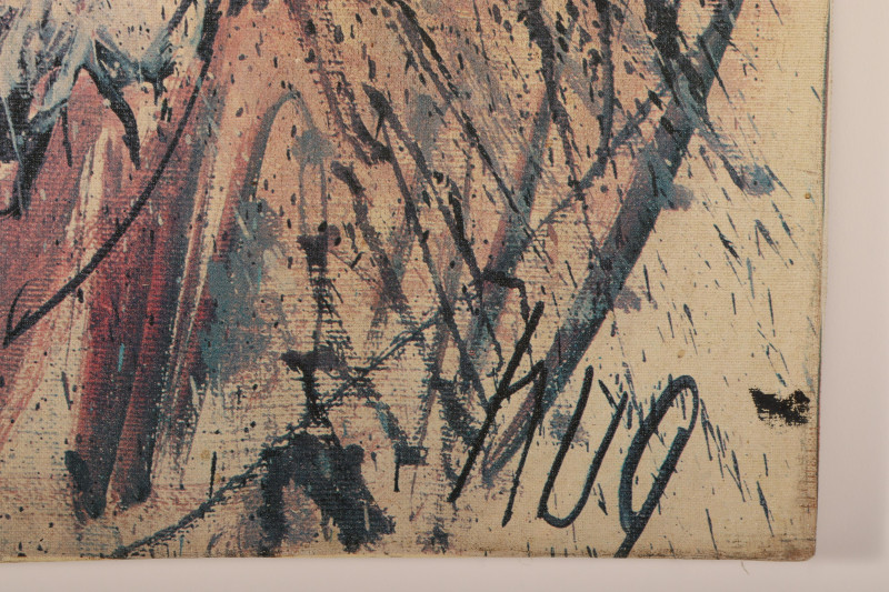 Big Lion, giclee on canvas, signed