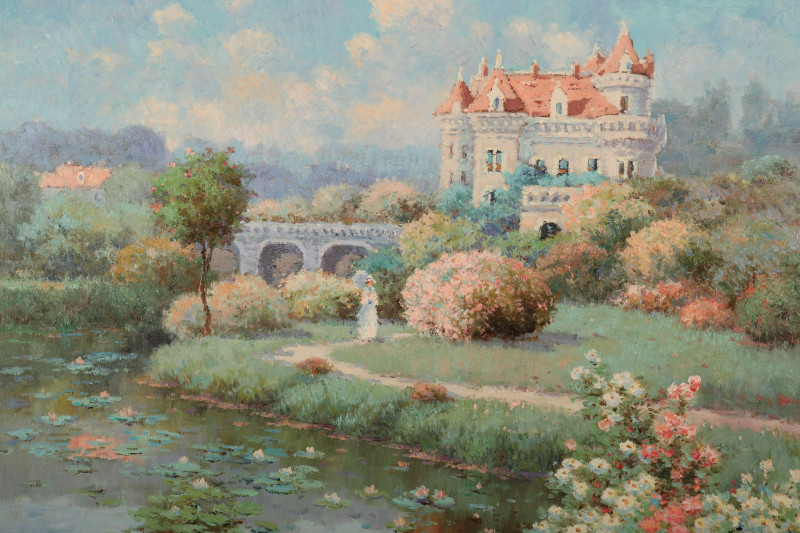S. Razin - Castle in Spring O/C