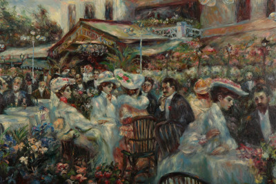 After Renoir - &apos;Au Terrace&apos; O/C