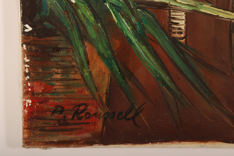 P. Roussell - Floral Still Life O/C