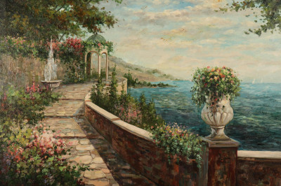 A Manesca - Walkway by the Bay O/C