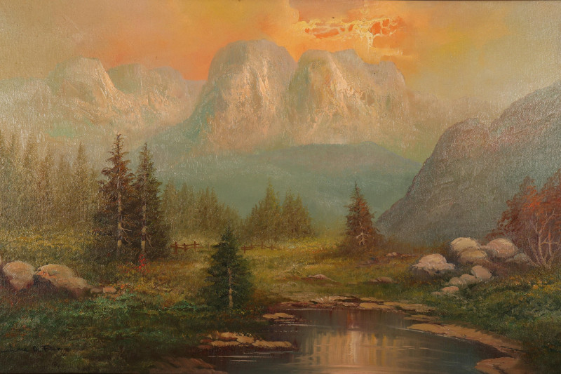Sunrise Over The Mountains, O/C