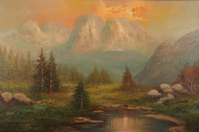 Sunrise Over The Mountains, O/C