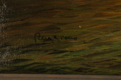 Moonlit Shores Oil on Canvas