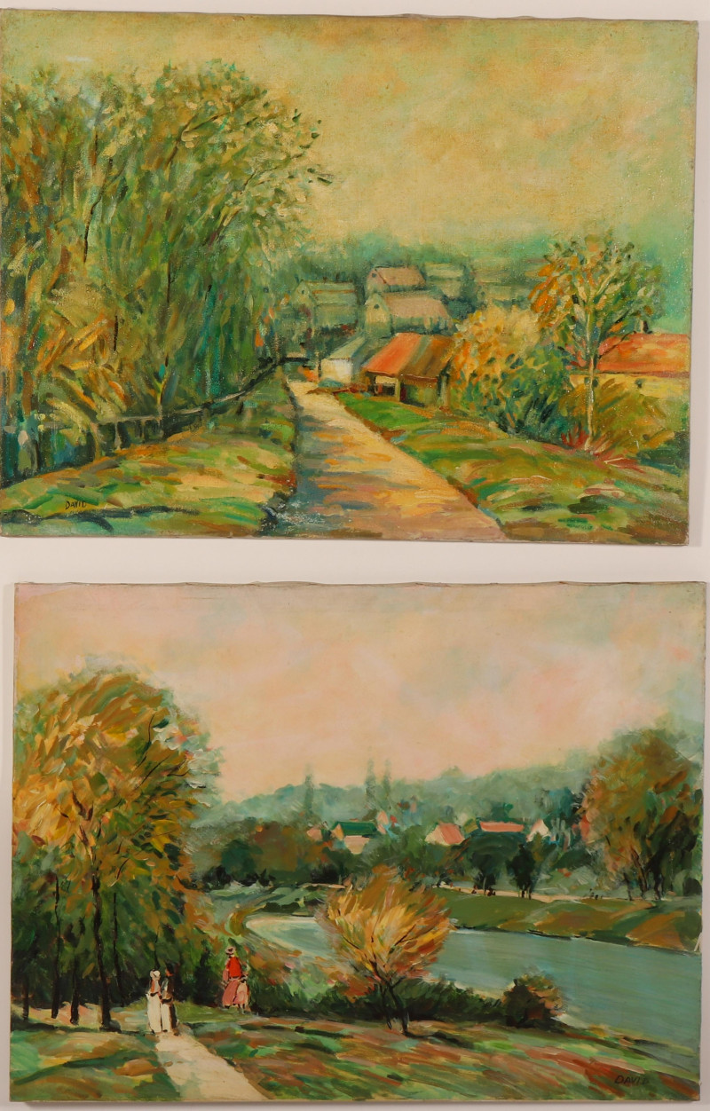 Set of Two Summer Landscapes, O/C&apos;s
