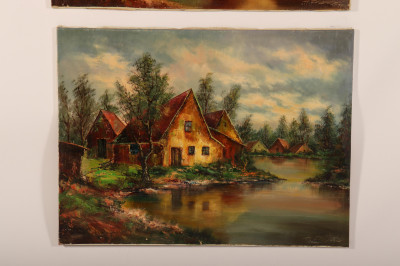 Pair of Riverside Cottages, O/Cs