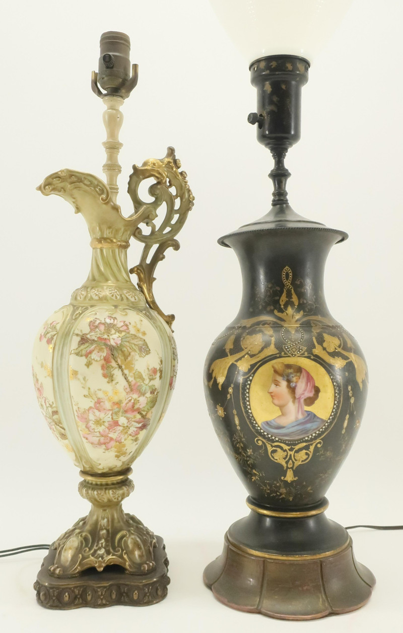 2 Porcelain Lamps
