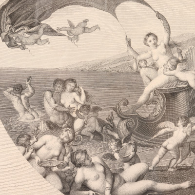 4 French Black &amp; White Engravings