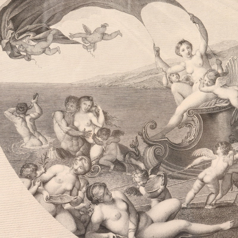 4 French Black &amp; White Engravings