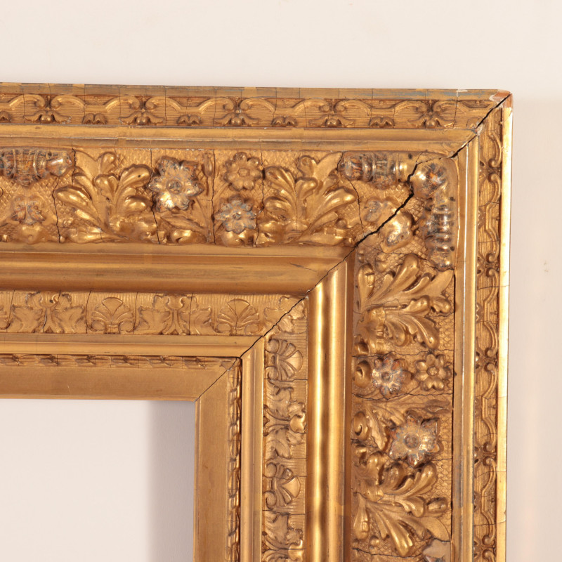Antique Gilt Wood &amp; Plaster Picture Frame