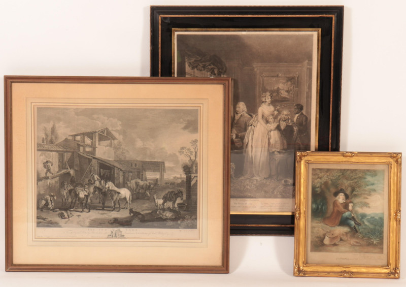 3 18th/19th C. Engravings/Mezzotints