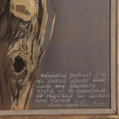 John Appleton Clark (20C.) Tree Portrait O/Board