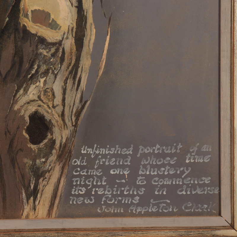 John Appleton Clark (20C.) Tree Portrait O/Board