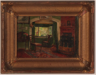 English Landscape O/C &amp; Traditional Interior O/B