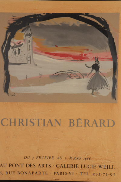 Jean Cocteau and C. Berard Art Gallery Posters