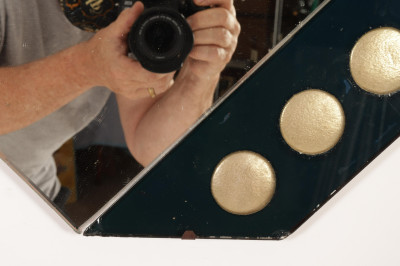 Diagonal Octagonal Deco Mirror