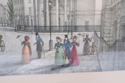 Churches, 19C American W/C; European City Print