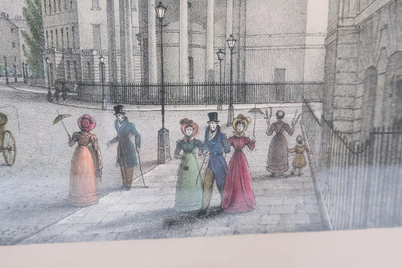 Churches, 19C American W/C; European City Print