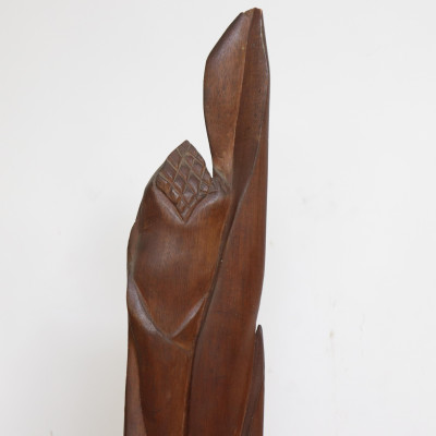 3 Wood Sculptures - African, Nouveau
