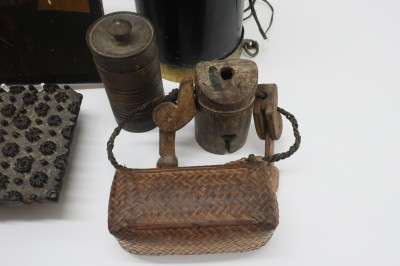 11 Mostly African and Indian Wooden Objects