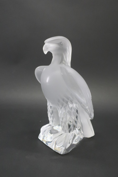 Lalique Clear &amp; Frosted Glass Eagle