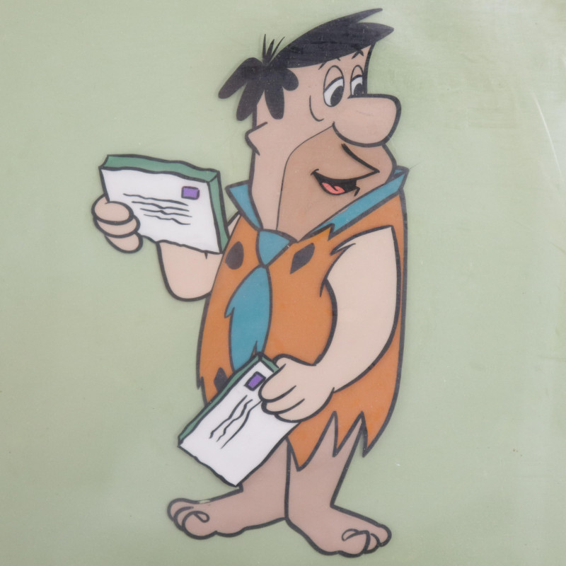 3 Cels - Flintstone, Huckleberry Hound &amp; Boo Boo