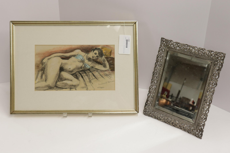 Arnold Blanch - Reclining Nude &amp; Mirror