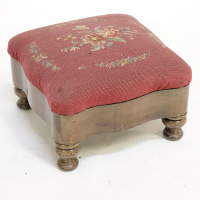 Victorian Mahogany Footstool